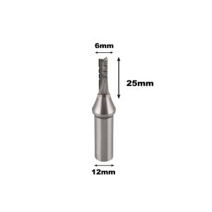 تیغ برش کارگیر 25 میلی‌متر قطر 6 میلی‌متر شفت 12 میلی‌متر Z3 سایلنت برند