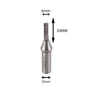 تیغ برش کارگیر 20 میلی‌متر قطر 6 میلی‌متر شفت 12 میلی‌متر Z3 سایلنت